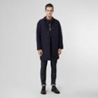 Burberry Burberry Bonded Car Coat With Warmer, Size: 38, Blue