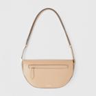 Burberry Burberry Small Leather Olympia Bag, Beige