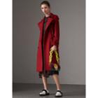 Burberry Burberry Cashmere Trench Coat, Size: 02, Red