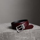 Burberry Burberry Reversible Leather Belt, Size: 100, Red