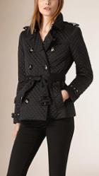 Burberry Diamond Quilted Trench Jacket