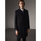 Burberry Burberry Wool Cashmere Tailored Coat, Size: 56, Blue