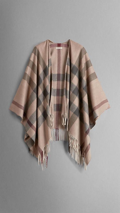 Burberry Check Merino Wool Cashmere Wrap