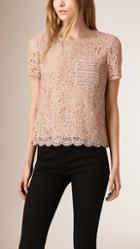 Burberry Corded Lace T-shirt