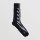 Burberry Burberry Graphic Intarsia Cotton Blend Socks, Size: S/m