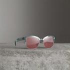 Burberry Burberry Doodle Square Frame Sunglasses, Blue