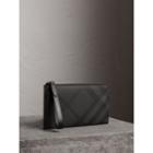 Burberry Burberry London Check Travel Wallet, Grey