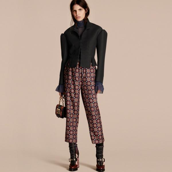Burberry Corset-inspired Wool Mohair Jacket