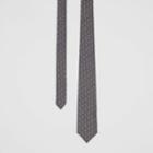 Burberry Burberry Classic Cut Monogram Silk Jacquard Tie, Grey