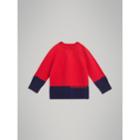 Burberry Burberry Childrens Logo Intarsia Cashmere Sweater, Size: 14y
