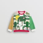 Burberry Burberry Childrens Hedge Maze Print Cotton Sweatshirt, Size: 3y, Multicolour