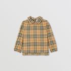 Burberry Burberry Childrens Peter Pan Collar Vintage Check Cotton Blouse, Size: 14y