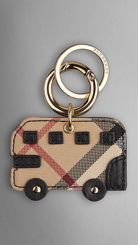 Burberry Horseferry Check London Bus Key Charm