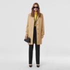 Burberry Burberry The Pimlico Heritage Car Coat, Size: 0, Beige