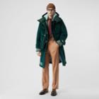 Burberry Burberry Stripe Detail Wool Tailored Trousers, Size: 38, Warm Camel