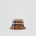 Burberry Burberry Check Wool Bucket Hat, Size: M