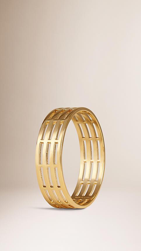 Burberry Cut-out Brass Cuff