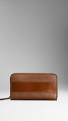 Burberry London Leather Ziparound Wallet