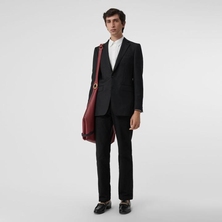 Burberry Burberry Slim Fit Wool Mohair Tailored Jacket, Size: 34r, Blue