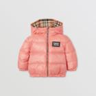 Burberry Burberry Childrens Reversible Vintage Check Puffer Jacket, Size: 6m