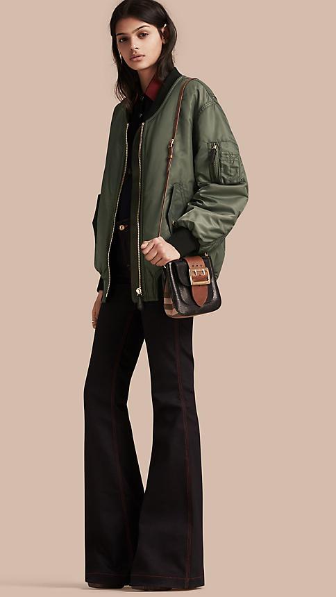 Burberry Oversize Water-repellent Bomber Jacket