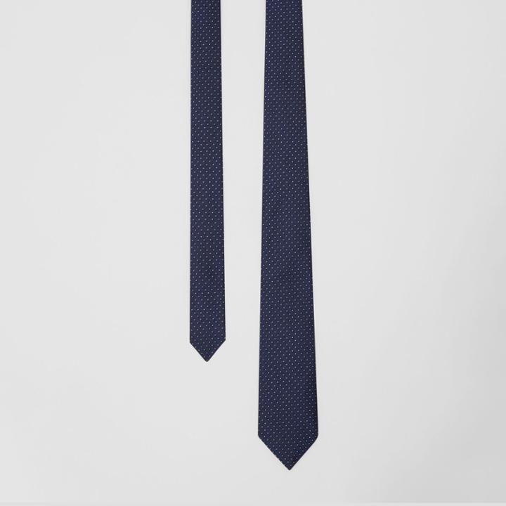 Burberry Burberry Classic Cut Micro Dot Silk Jacquard Tie, Blue