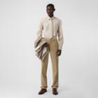 Burberry Burberry English Fit Crystal Embroidered Wool Cashmere Trousers, Size: 40, Beige