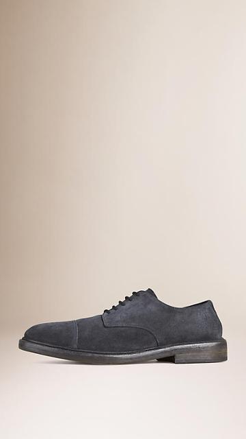 Burberry Suede Derby Shoe