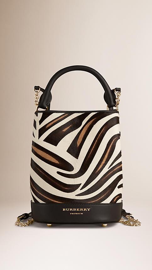 Burberry Prorsum The Bucket Backpack In Animal Print Calfskin