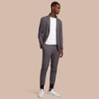 Burberry Burberry Prince Of Wales Cotton Wool Blend Blazer, Size: 42r, Grey