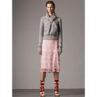 Burberry Burberry Cashmere Tie-neck Sweater, Size: Xl