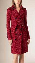 Burberry French Lace Trench Coat
