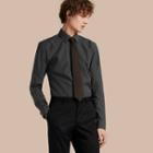 Burberry Slim Fit Polka Dot Cotton Shirt