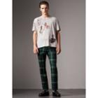 Burberry Burberry Sketch Print Cotton T-shirt, Size: L