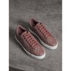 Burberry Burberry Check-quilted Leather Trainers, Size: 38.5