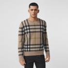 Burberry Burberry Check Cashmere Jacquard Sweater