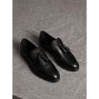 Burberry Burberry Leather Tassel Loafers, Size: 41, Black