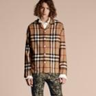 Burberry Burberry Check Cotton Flannel Pyjama-style Shirt, Brown