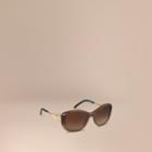 Burberry Burberry Gabardine Lace Collection Square Frame Sunglasses, Beige