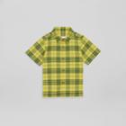 Burberry Burberry Childrens Short-sleeve Check Cotton Shirt, Size: 14y, Yellow