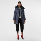 Burberry Burberry Down-filled Hooded Puffer Coat, Blue