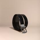Burberry Burberry Reversible Bridle Leather Belt, Size: 105, Black