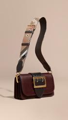Burberry The Buckle Bag In Grainy Leather