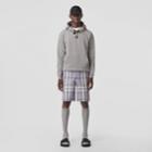 Burberry Burberry Check Hood Cotton Hoodie, Size: S