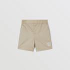 Burberry Burberry Childrens Monogram Motif Cotton Twill Chino Shorts, Size: 10y