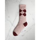 Burberry Burberry Diamond Knitted Cotton Moulin Socks, Red