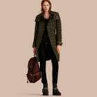 Burberry Burberry Down-filled Puffer Coat With Detachable Hood, Size: S, Green