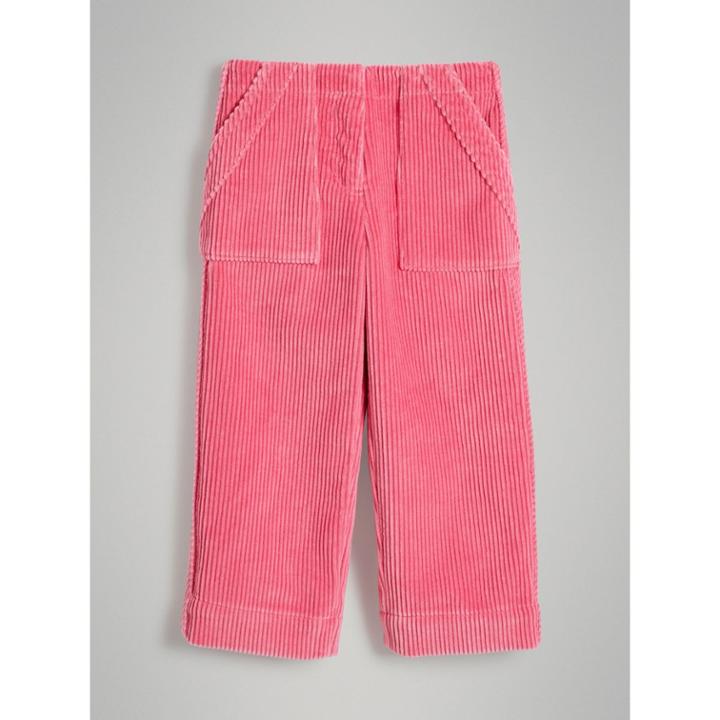 Burberry Burberry Corduroy Wide-leg Trousers, Size: 14y
