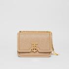 Burberry Burberry Small Quilted Monogram Lambskin Tb Bag, Navy