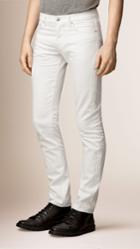 Burberry Burberry Slim Fit White Jeans, Size: 38l
